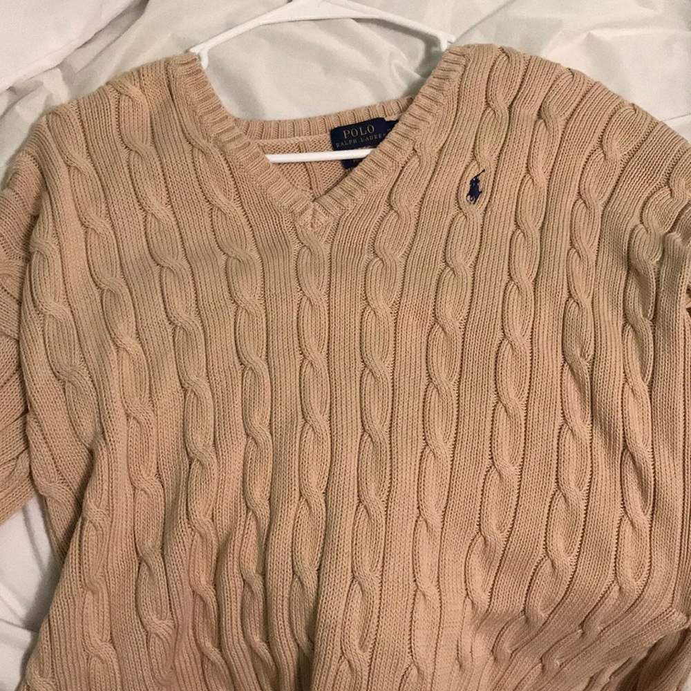 Brand new Cream Polo Sweater